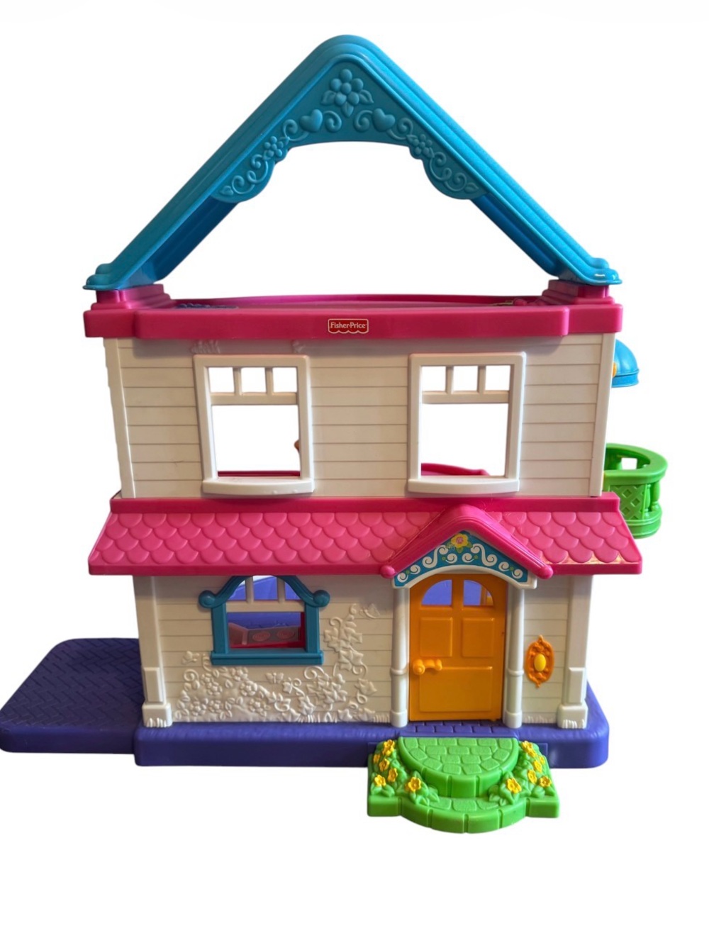 Fisher-Price Loving Family My First Home Dollhouse 2005 House with Kitchen